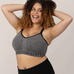 Sublime® Nursing Sports Bra | Heather Grey | Milk & Baby
