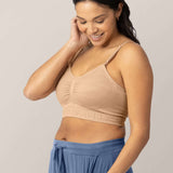 Sublime® Hands-Free Pumping & Nursing Bra | Beige | Milk & Baby