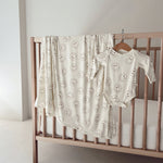 Just Smile | Bamboo Swaddle | Milk & Baby