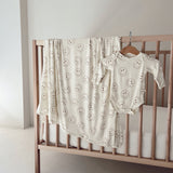 Just Smile | Bamboo Swaddle | Milk & Baby