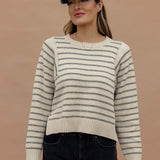 Lucy in the Sky Stripe Sweater | Milk & Baby