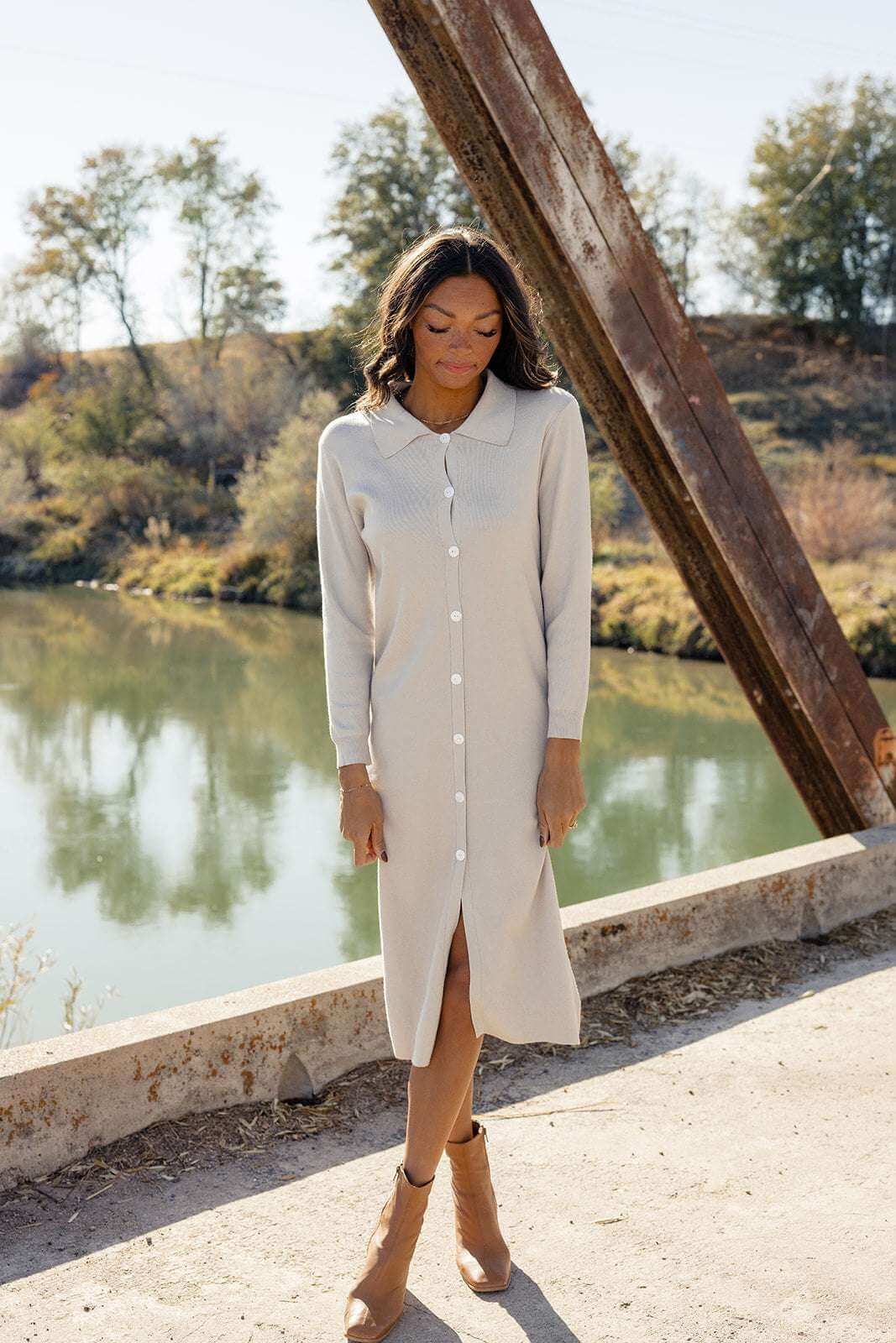 The Typewriter Sweater Dress | Milk & Baby