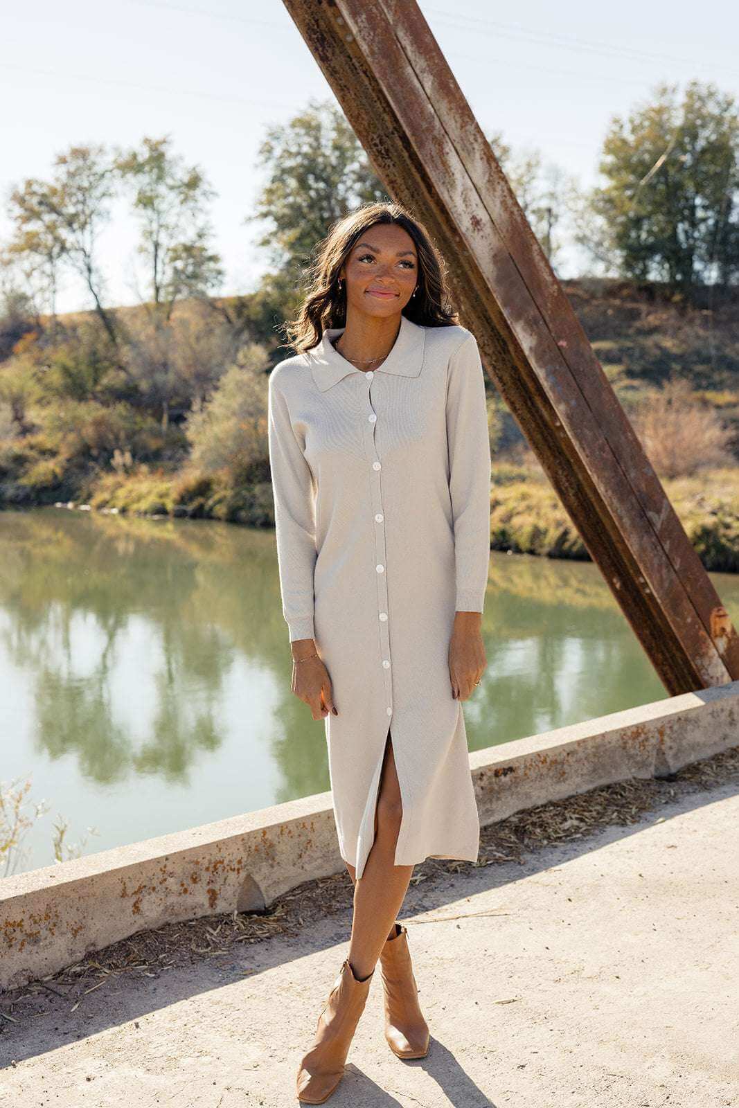 The Typewriter Sweater Dress | Milk & Baby