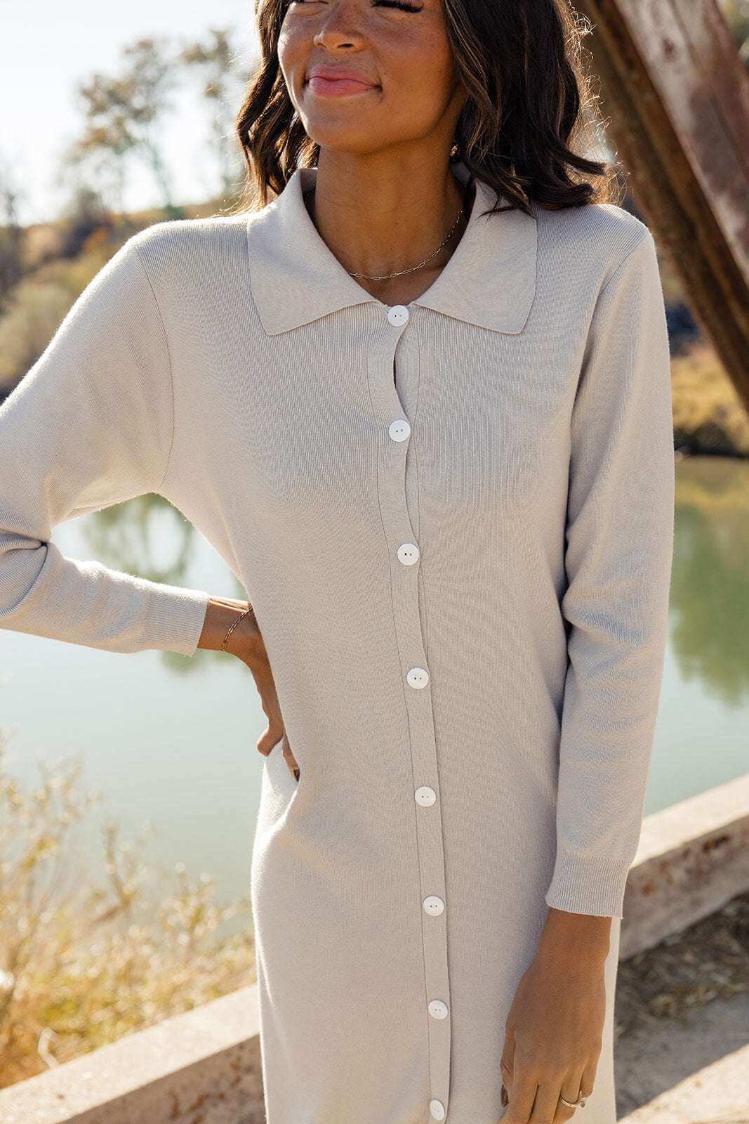 The Typewriter Sweater Dress | Milk & Baby