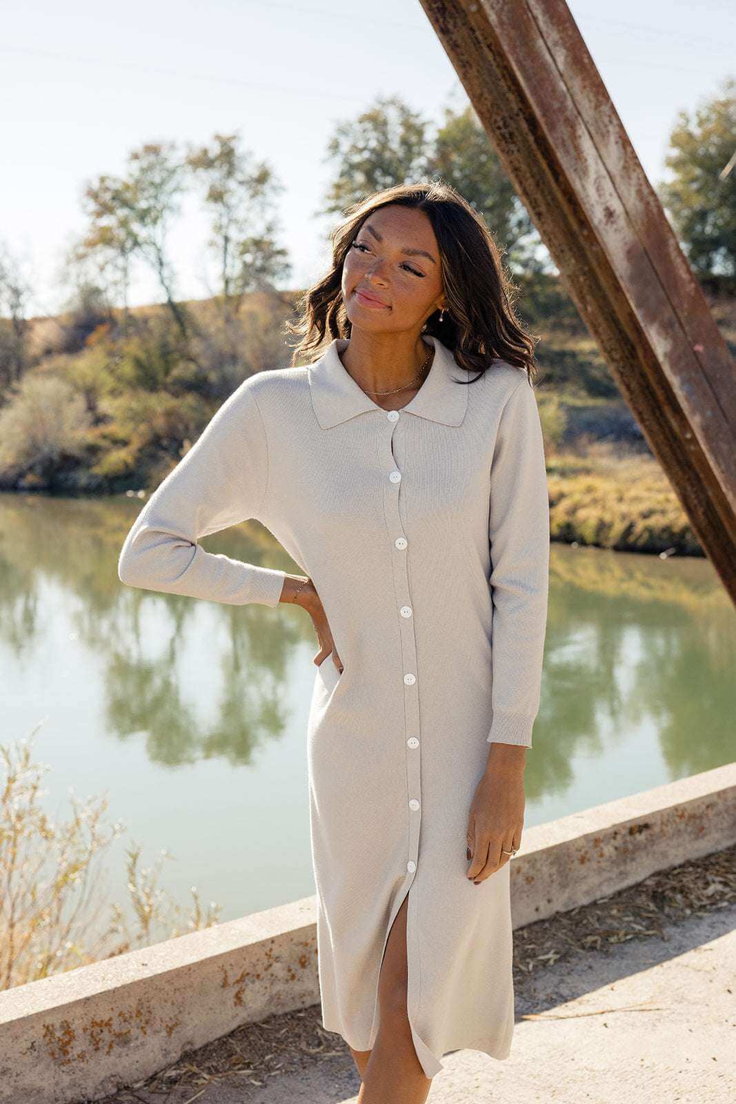 The Typewriter Sweater Dress | Milk & Baby