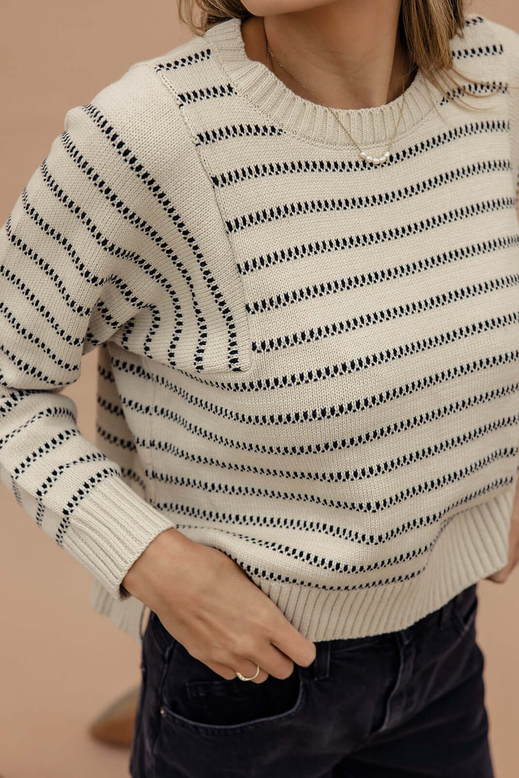 Lucy in the Sky Stripe Sweater | Milk & Baby