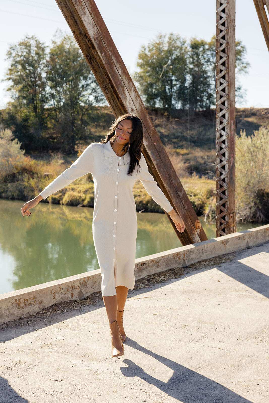 The Typewriter Sweater Dress | Milk & Baby