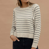 Lucy in the Sky Stripe Sweater | Milk & Baby
