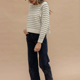 Lucy in the Sky Stripe Sweater | Milk & Baby