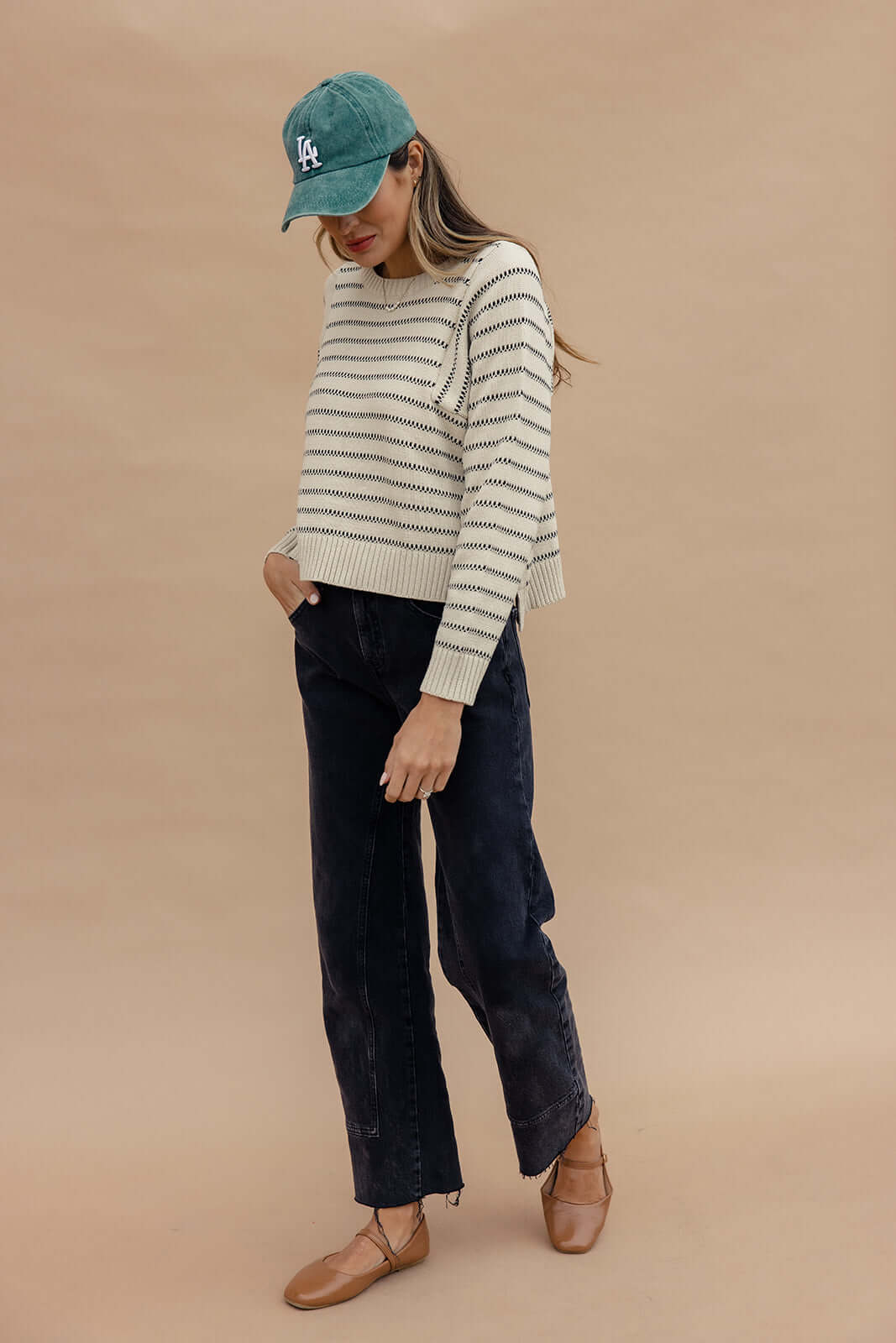 Lucy in the Sky Stripe Sweater | Milk & Baby