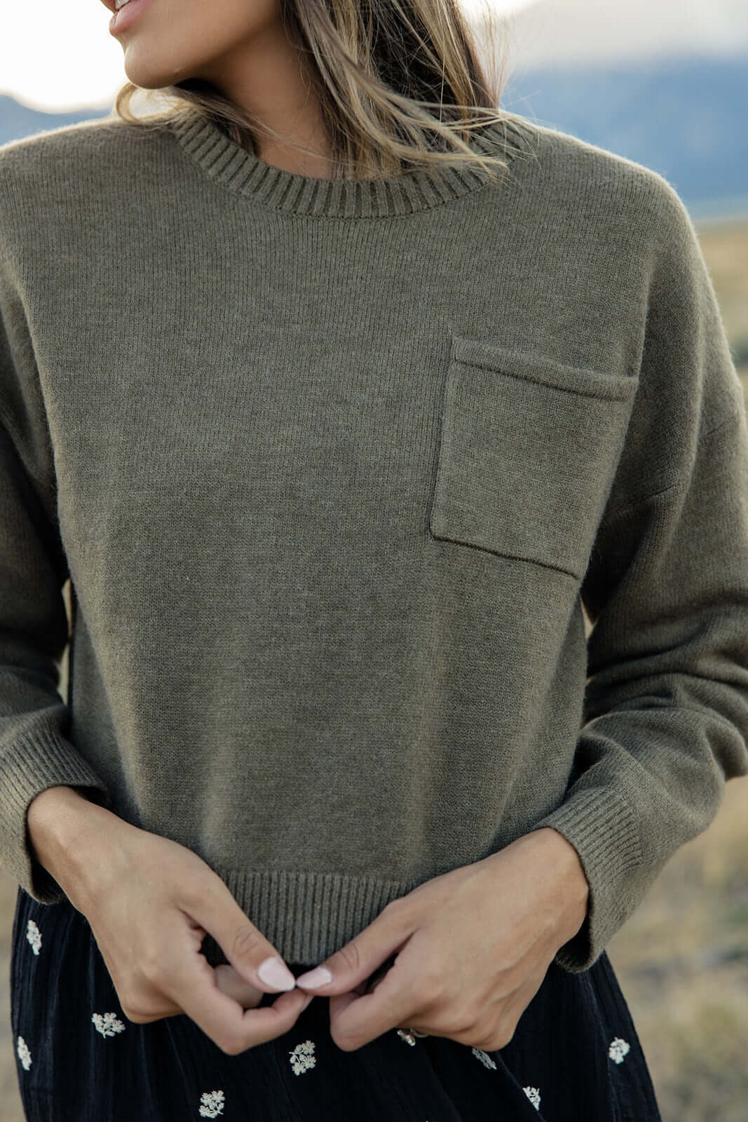 Long Road Pocket Sweater | Milk & Baby