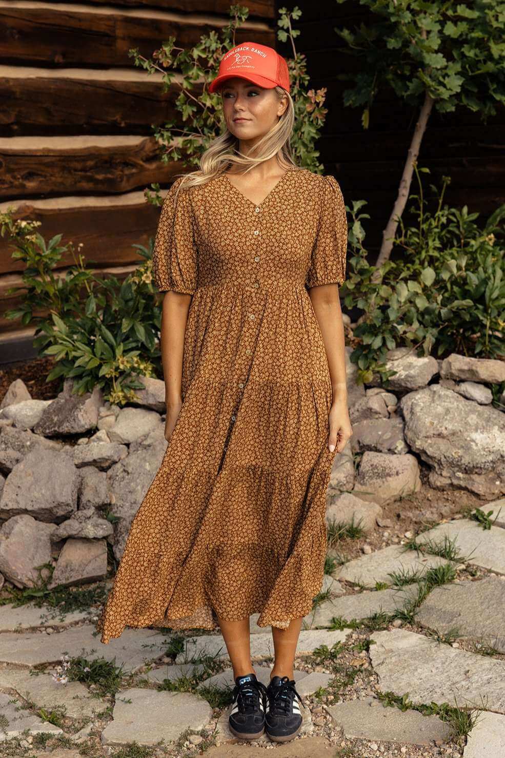 The Aura Button Dress | Milk & Baby