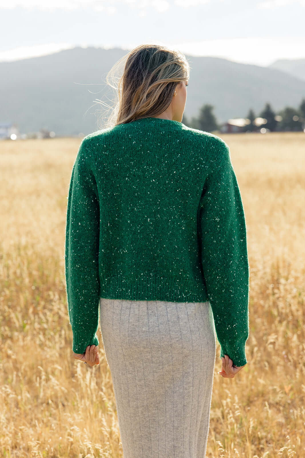 Defying Gravity Speckled Cardigan | Milk & Baby