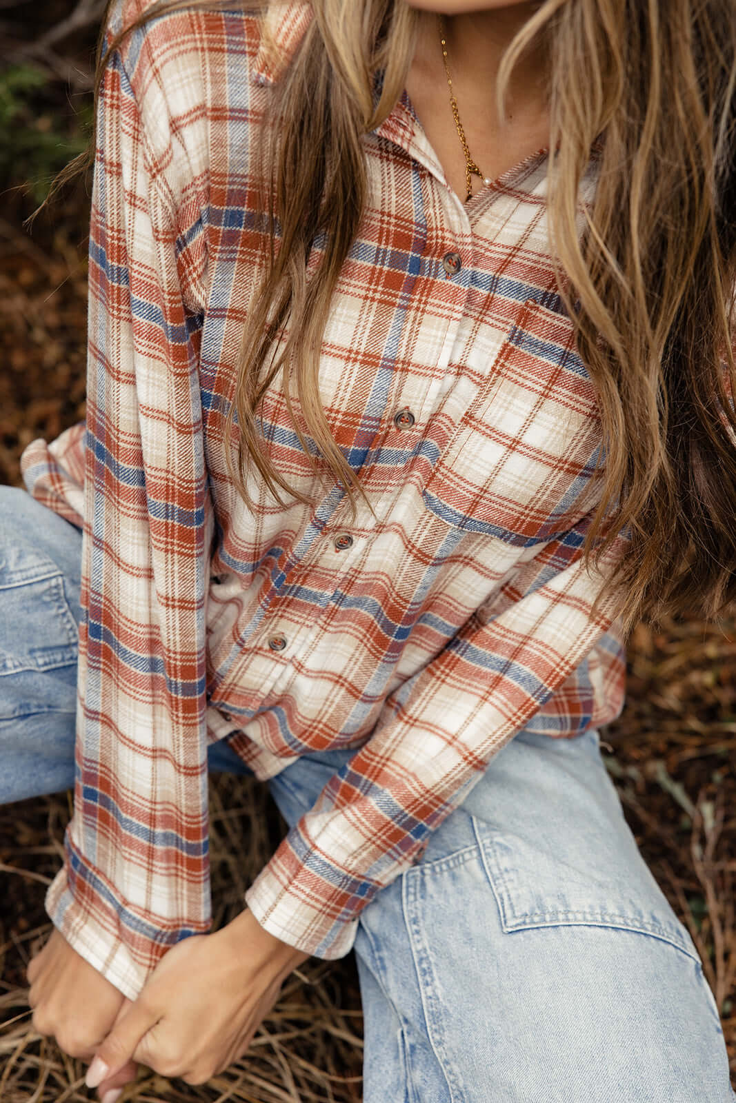 For A Moment Plaid Flannel | Milk & Baby