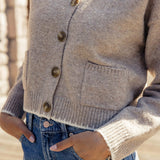 Sand Castles Collared Cardigan | Milk & Baby
