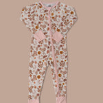 Flowers and Boots Dream Romper | Milk & Baby
