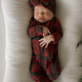 Christmas Plaid | Bamboo Zip Pajamas