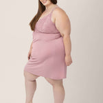 Lucille Maternity & Nursing Nightgown | Vintage Pink Milk & Baby