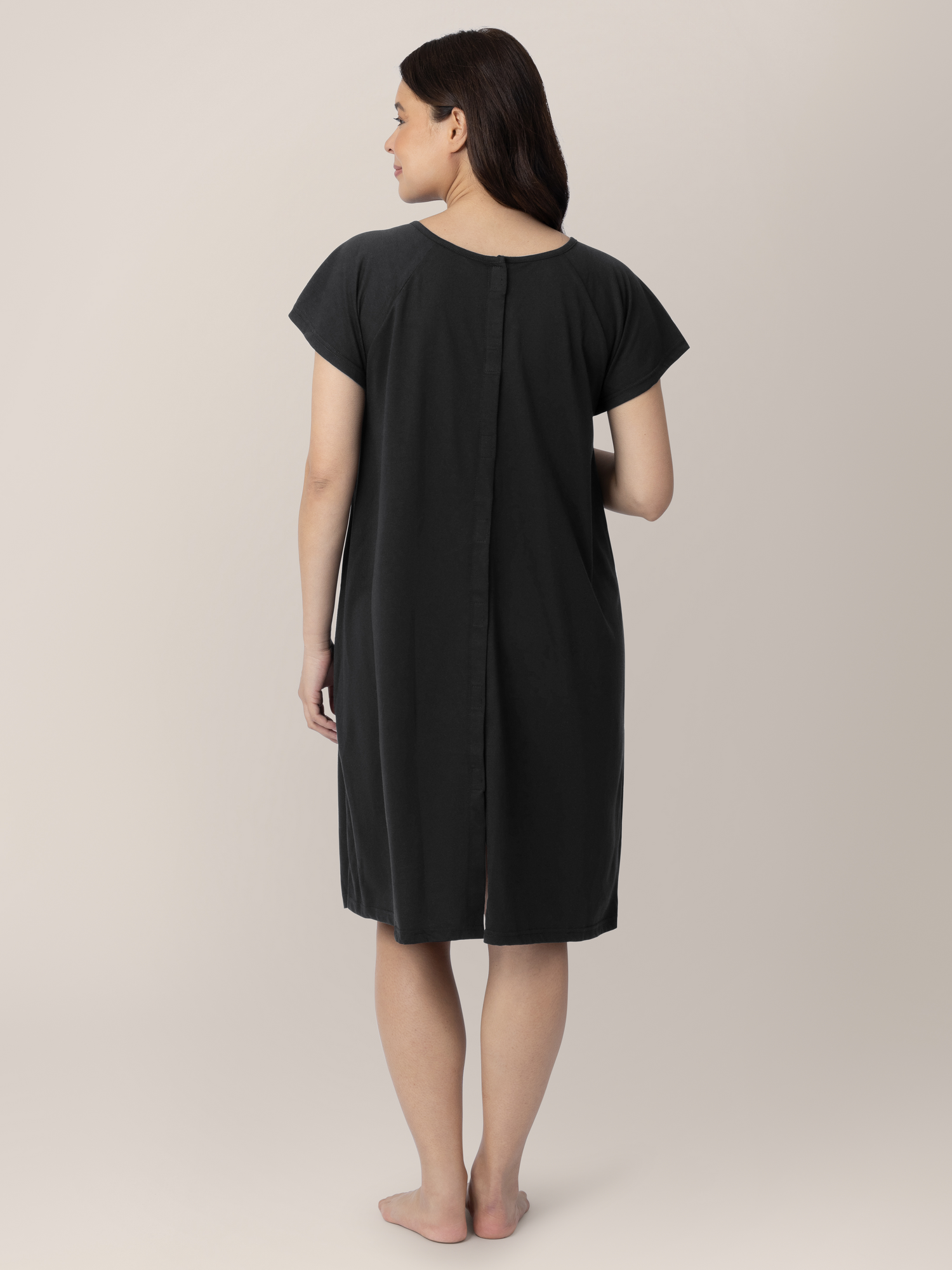 Universal Labor & Delivery Gown | Black | Milk & Baby