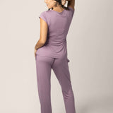Davy Maternity & Nursing Pajama Set | Dusty Mauve | Milk & Baby