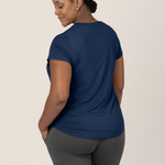 Everyday Maternity & Nursing T-shirt | Navy | Milk & Baby