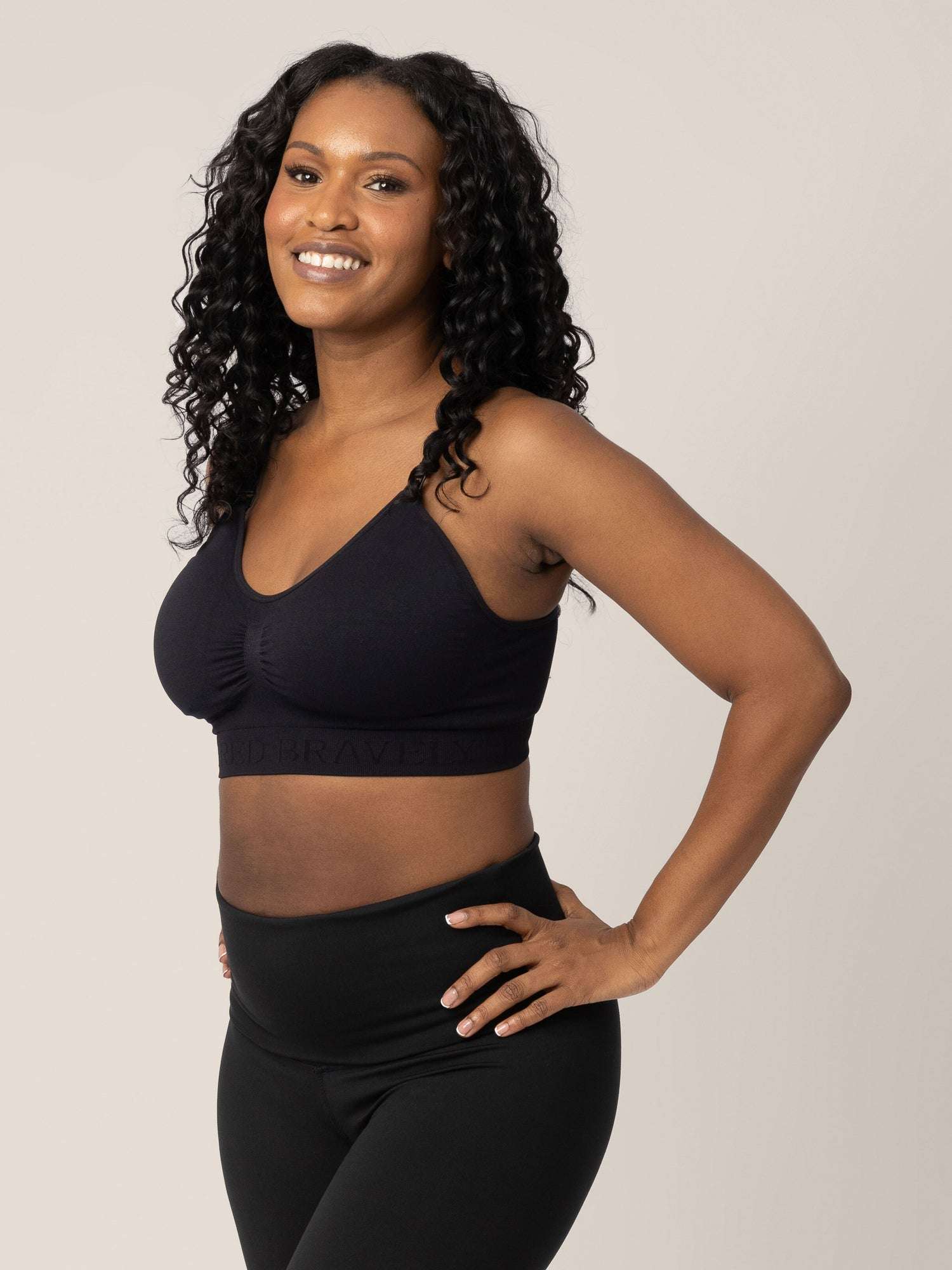 Sublime® Nursing Sports Bra | Black | Milk & Baby
