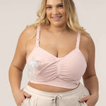 Sublime® Hands-Free Pumping & Nursing Bra | Pink Heather | Milk & Baby