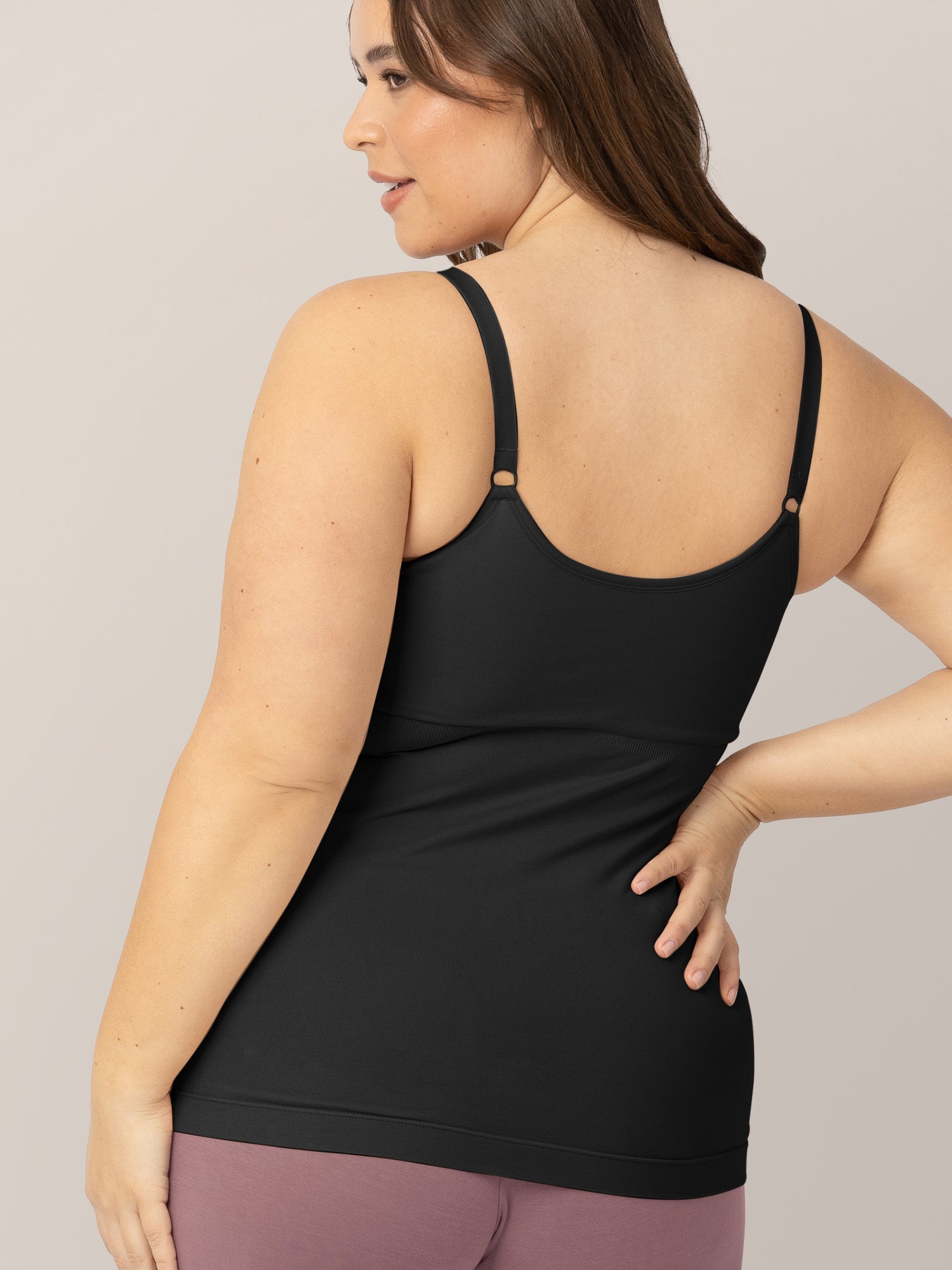 Sublime® Hands-Free Pumping & Nursing Tank | Black | Milk & Baby