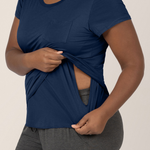 Everyday Maternity & Nursing T-shirt | Navy | Milk & Baby