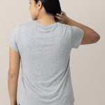 Everyday Maternity & Nursing T-shirt | Grey Heather | Milk & Baby