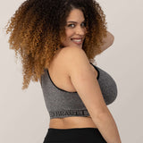 Sublime® Nursing Sports Bra | Heather Grey | Milk & Baby
