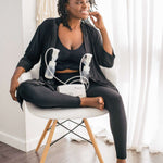 Sublime® Hands-Free Pumping & Nursing Bra | Black | Milk & Baby