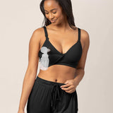 Signature Sublime® Contour Hands-Free Pumping & Nursing Bra | Black | Milk & Baby