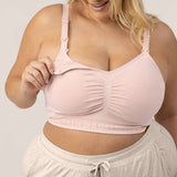 Sublime® Hands-Free Pumping & Nursing Bra | Pink Heather | Milk & Baby