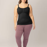 Sublime® Hands-Free Pumping & Nursing Tank | Black | Milk & Baby