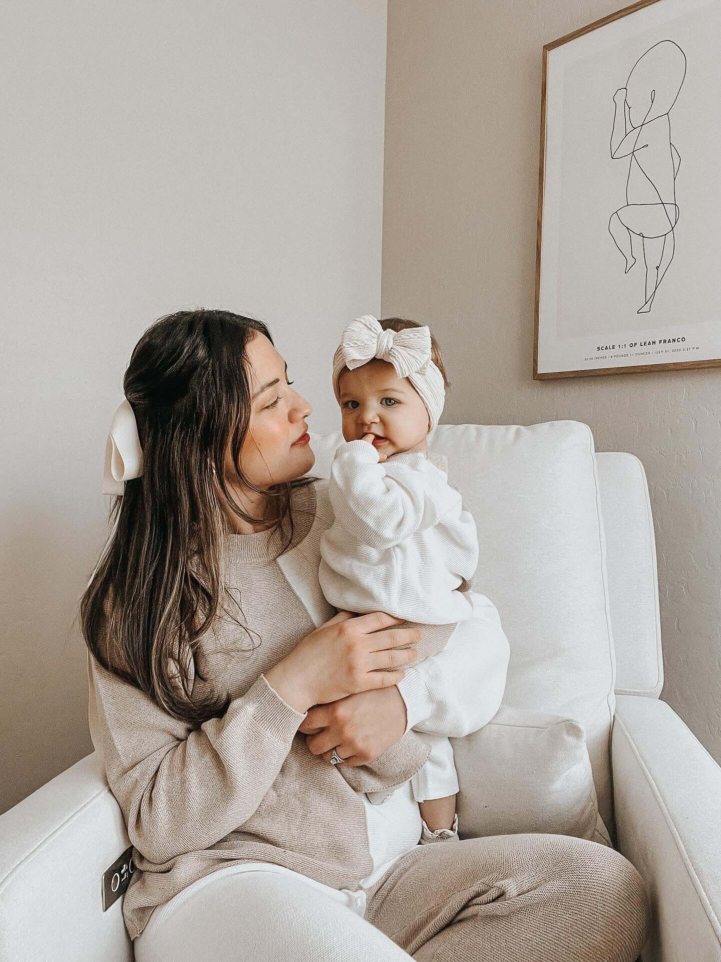 Luna + Luca MAMA Color Block Lounge Set | Milk & Baby