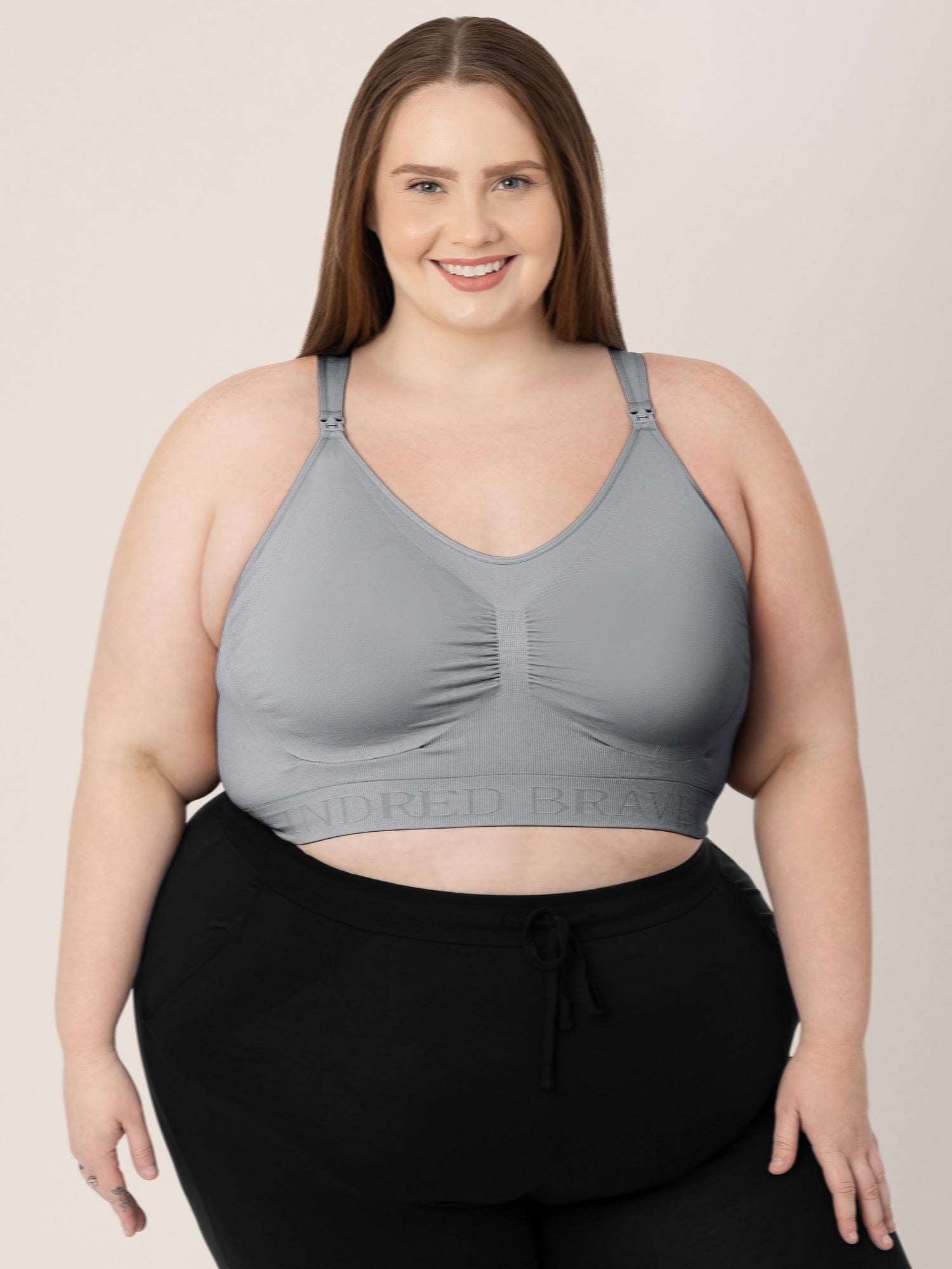 Simply Sublime® Nursing Bra | Grey | Milk & Baby