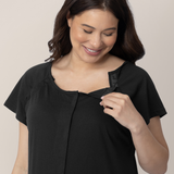 Universal Labor & Delivery Gown | Black | Milk & Baby