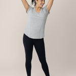 Everyday Maternity & Nursing T-shirt | Grey Heather | Milk & Baby