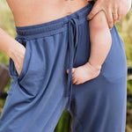 Everyday Lounge Jogger | Slate Blue | Milk & Baby