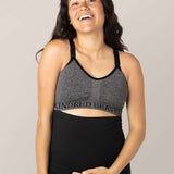 Sublime® Nursing Sports Bra | Heather Grey | Milk & Baby