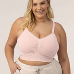 Sublime® Hands-Free Pumping & Nursing Bra | Pink Heather | Milk & Baby