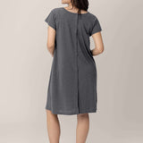 Universal Labor & Delivery Gown | Grey Heather | Milk & Baby
