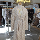 Cream Checkerboard | Mommy Robe