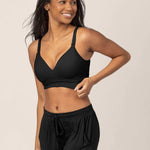 Signature Sublime® Contour Hands-Free Pumping & Nursing Bra | Black | Milk & Baby