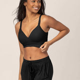 Signature Sublime® Contour Hands-Free Pumping & Nursing Bra | Black | Milk & Baby
