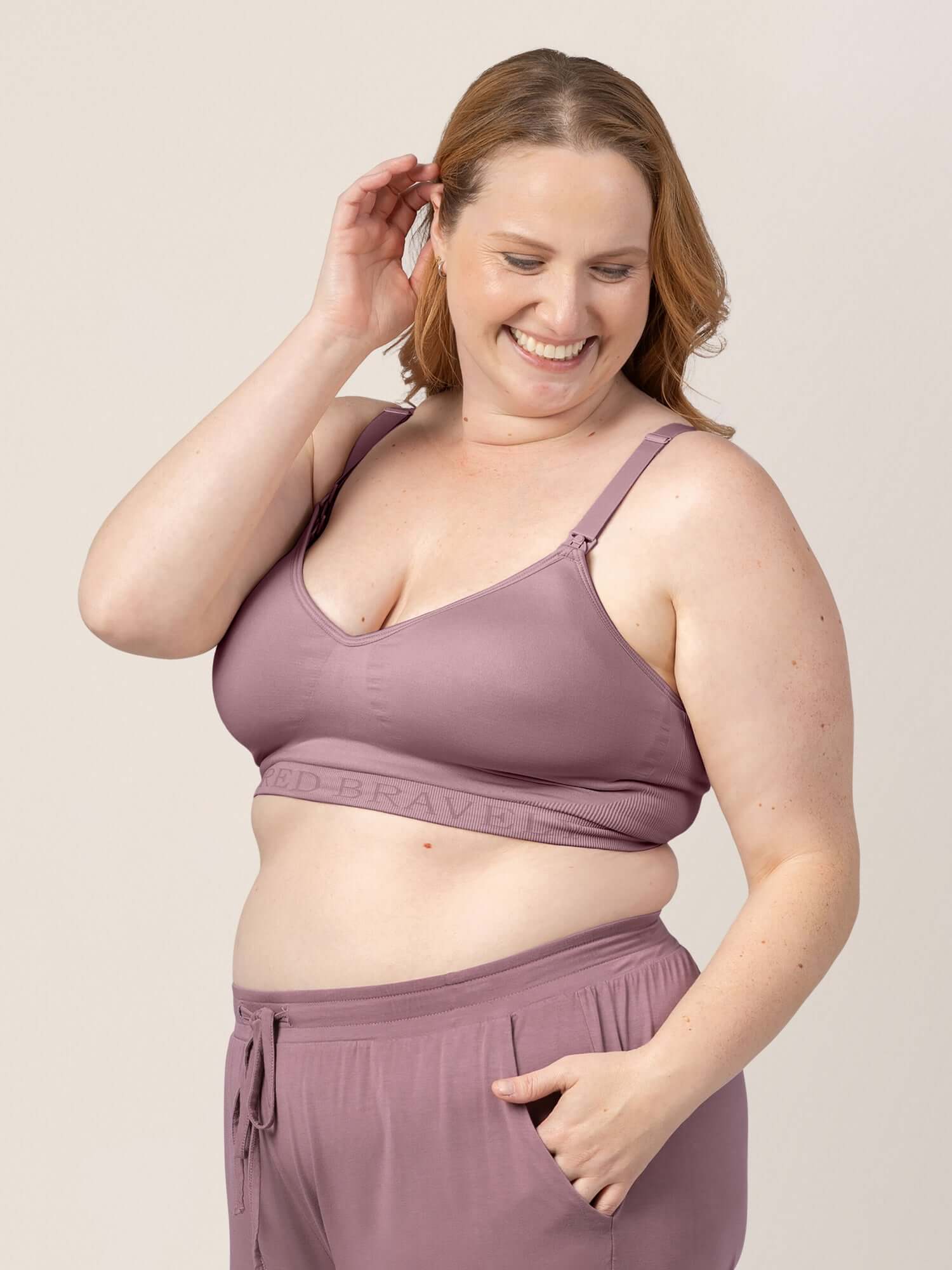 Signature Sublime® Contour Hands-Free Pumping & Nursing Bra | Twilight | Milk & Baby