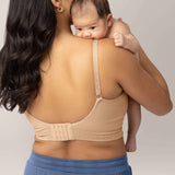 Sublime® Hands-Free Pumping & Nursing Bra | Beige | Milk & Baby