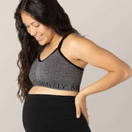 Sublime® Nursing Sports Bra | Heather Grey | Milk & Baby