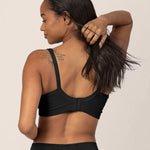 Signature Sublime® Contour Hands-Free Pumping & Nursing Bra | Black | Milk & Baby